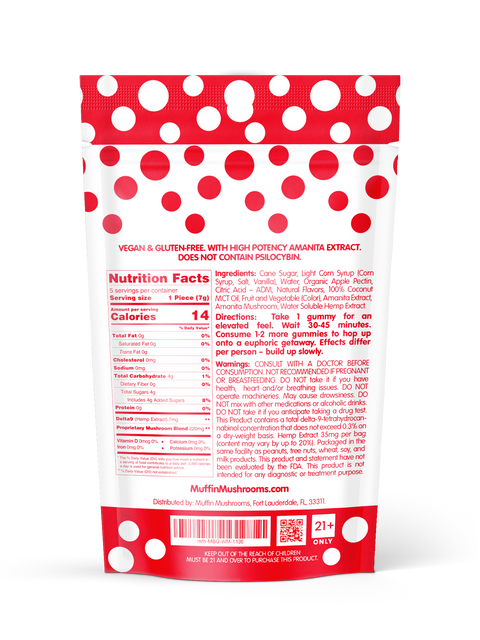 Amanita Muscaria + Delta-9 THC Gummies